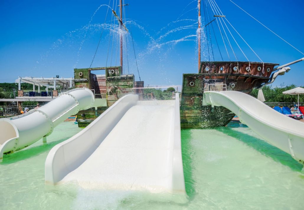 Pirate ship at Tsilivi Water Park