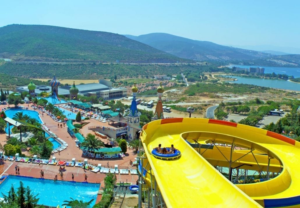 Adaland yellow water slide