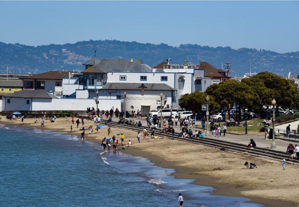 Aquatic Park Cove, San Francisco, California.