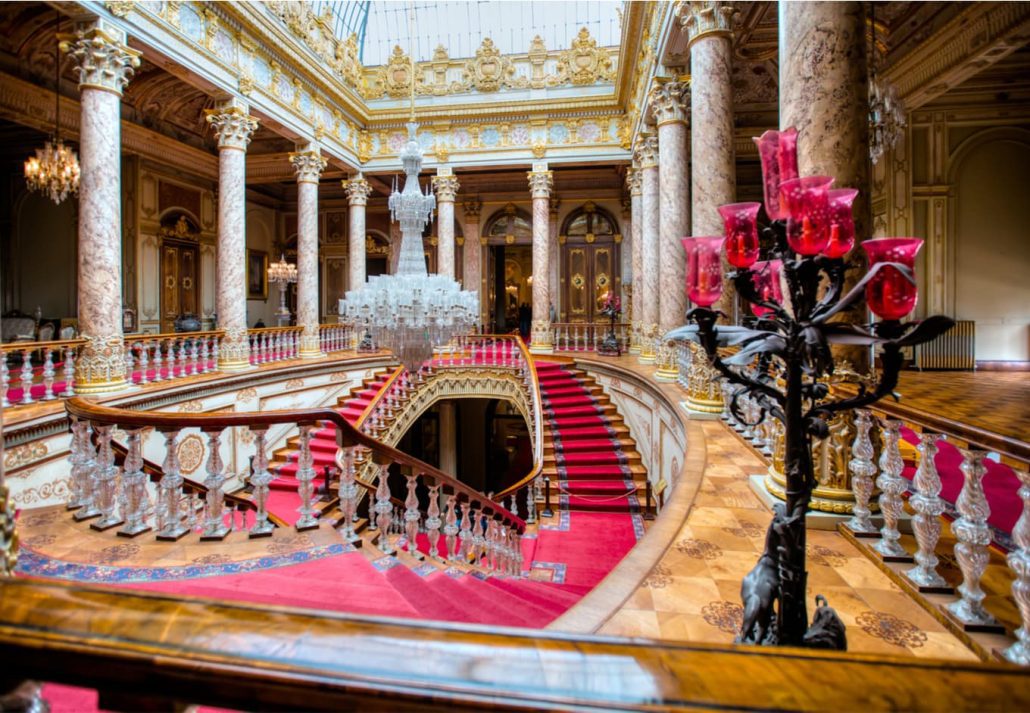 Dolmabahce Palace Museum, Besiktas, Turkey.