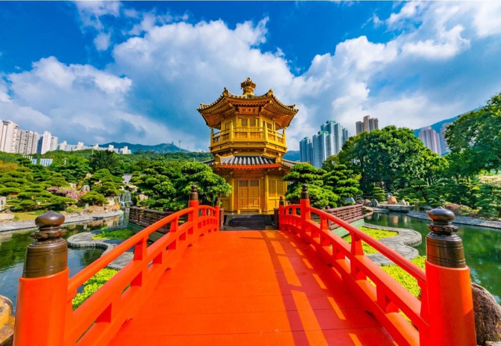 Nan Lian Temple in Hong Kong.