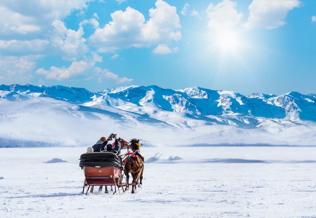 Cildir Lake, in Turkey.