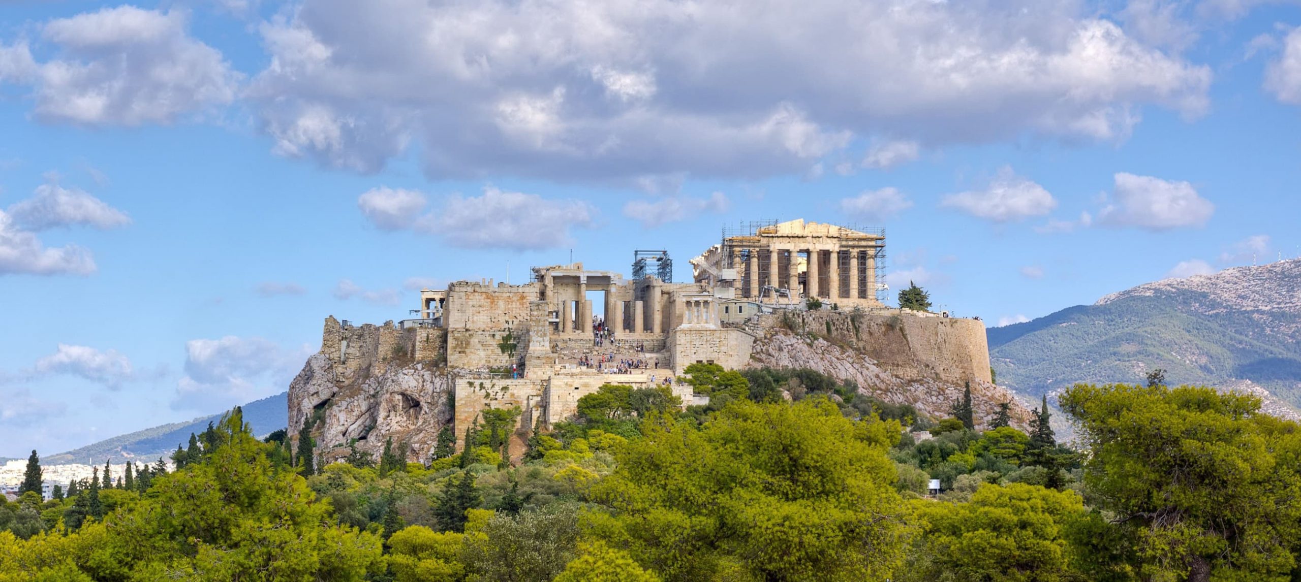 The Parthenon in Greece