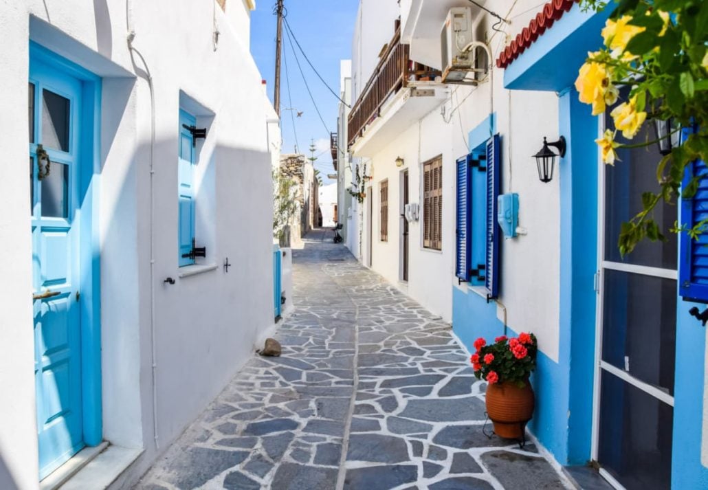 A street in Naxos