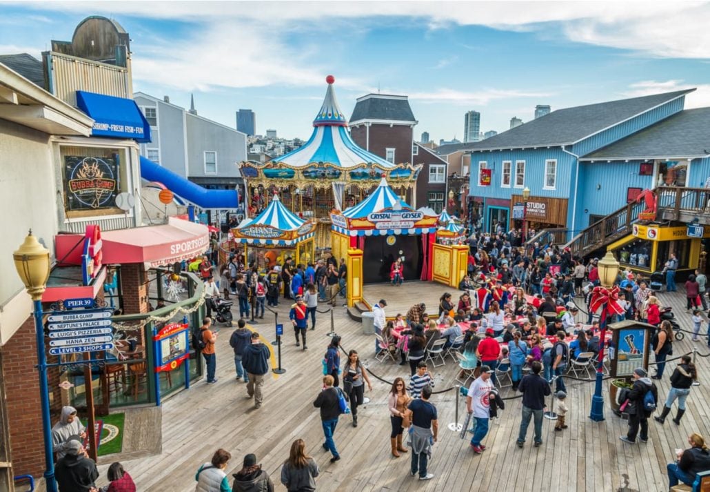 Pier 39, in San Francisco, California.