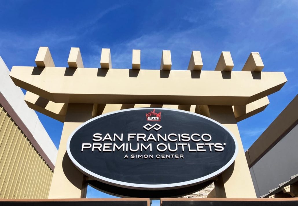 San Francisco Premium Outlets, in San Francisco, California.
