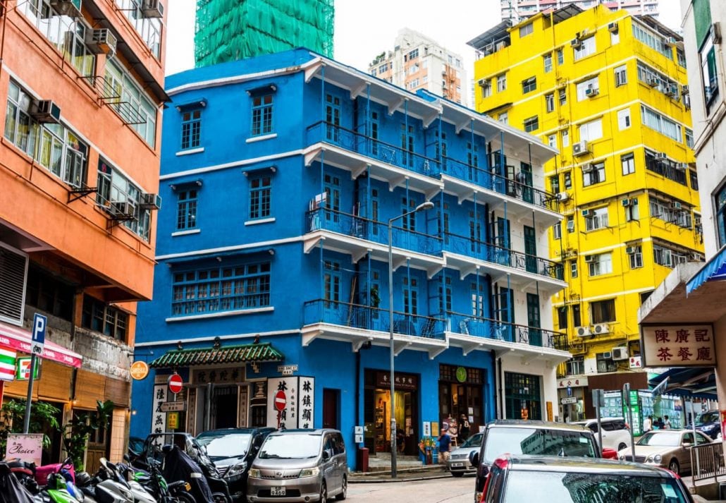 historical-attractions-hong-kong-wan-chai-blue-house | CuddlyNest Travel Blog Wan Chai Blue House, Hong Kong.