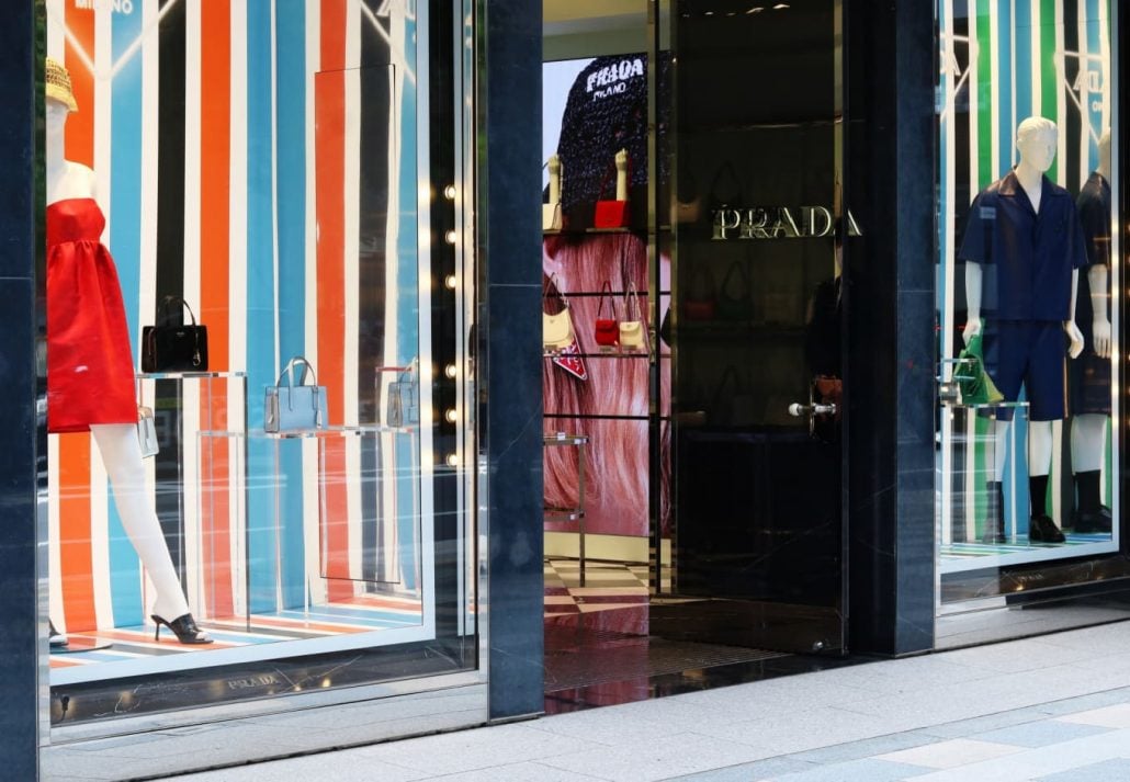 Ginza district, Prada store