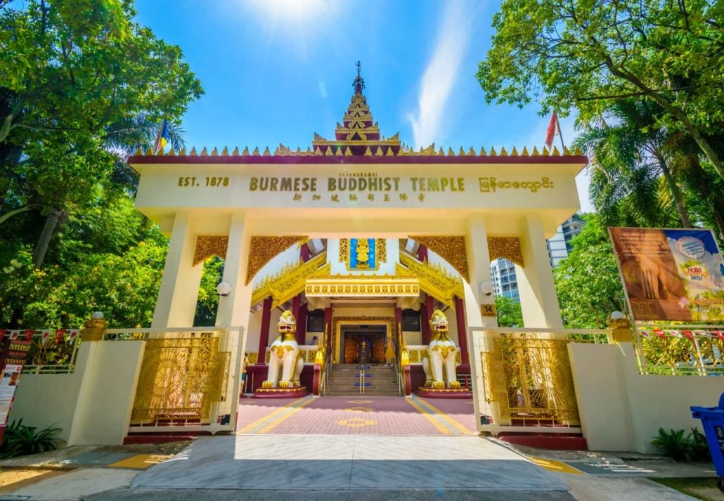 Burmese Buddhist Temple, Singapore.