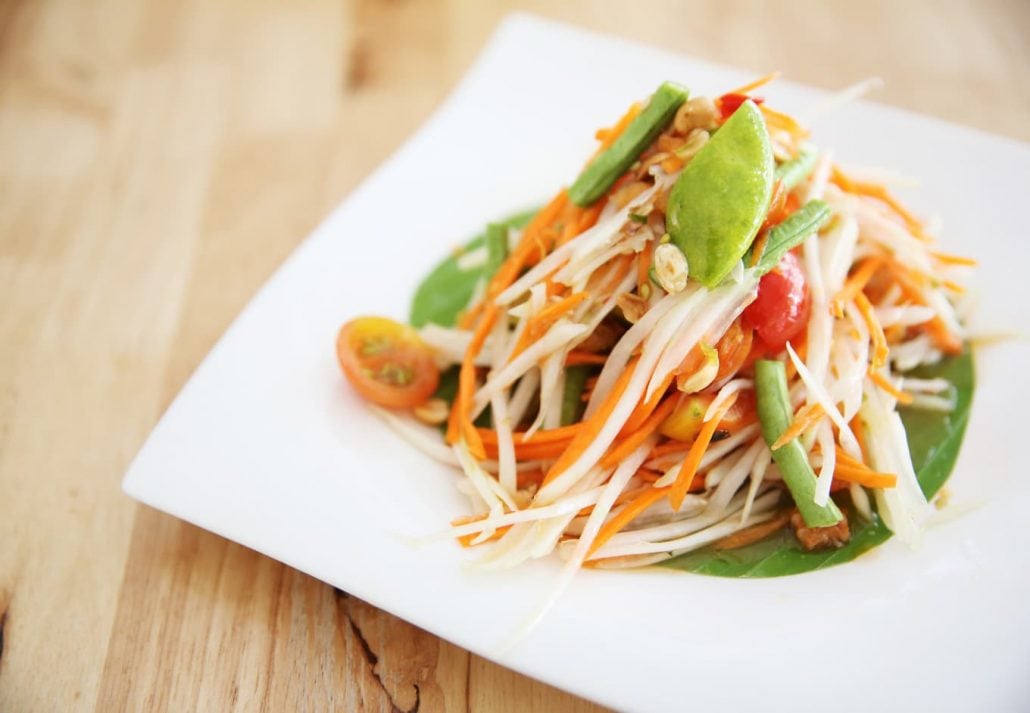 Thai papaya salad