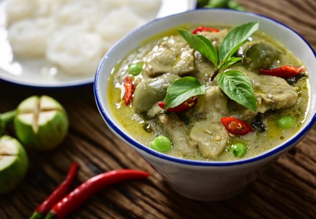 Thai green curry