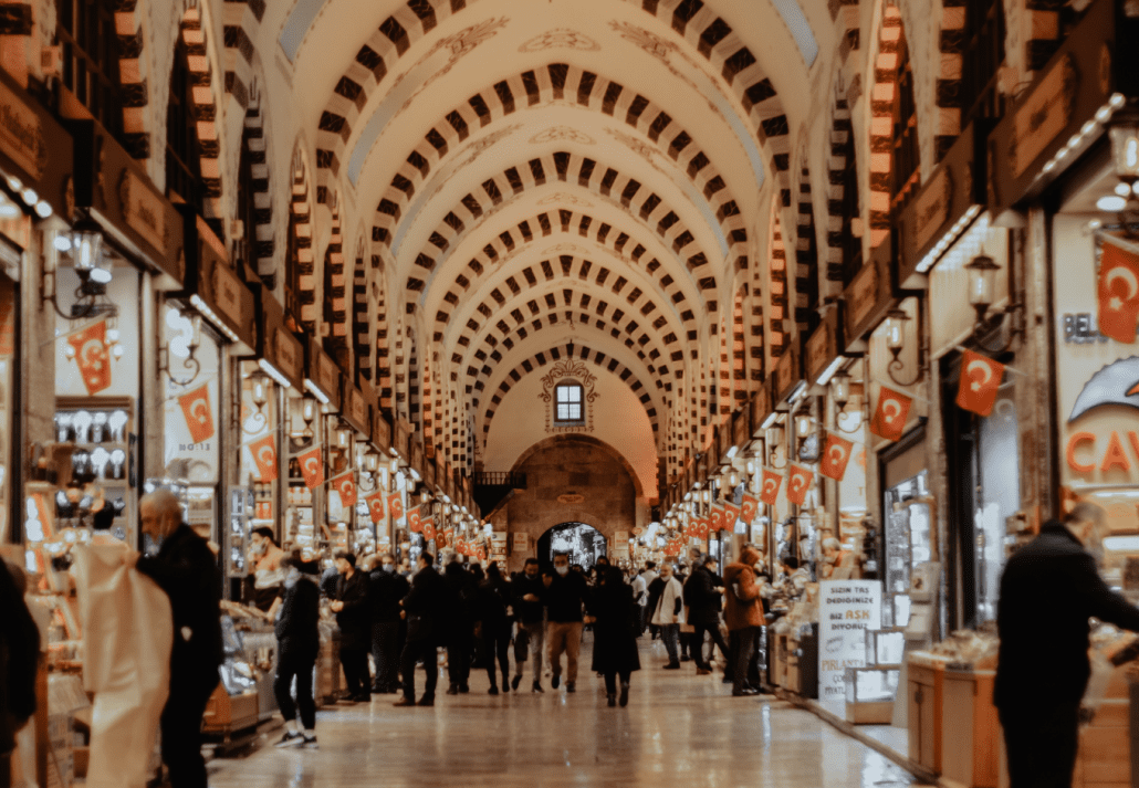 Grand Bazaar Turkey shot of an alley