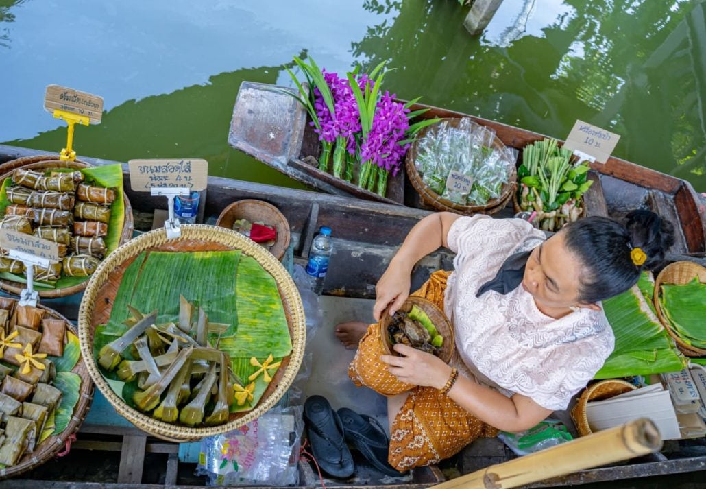 Khlong Lat Mayom Floating Market, Bangkok.