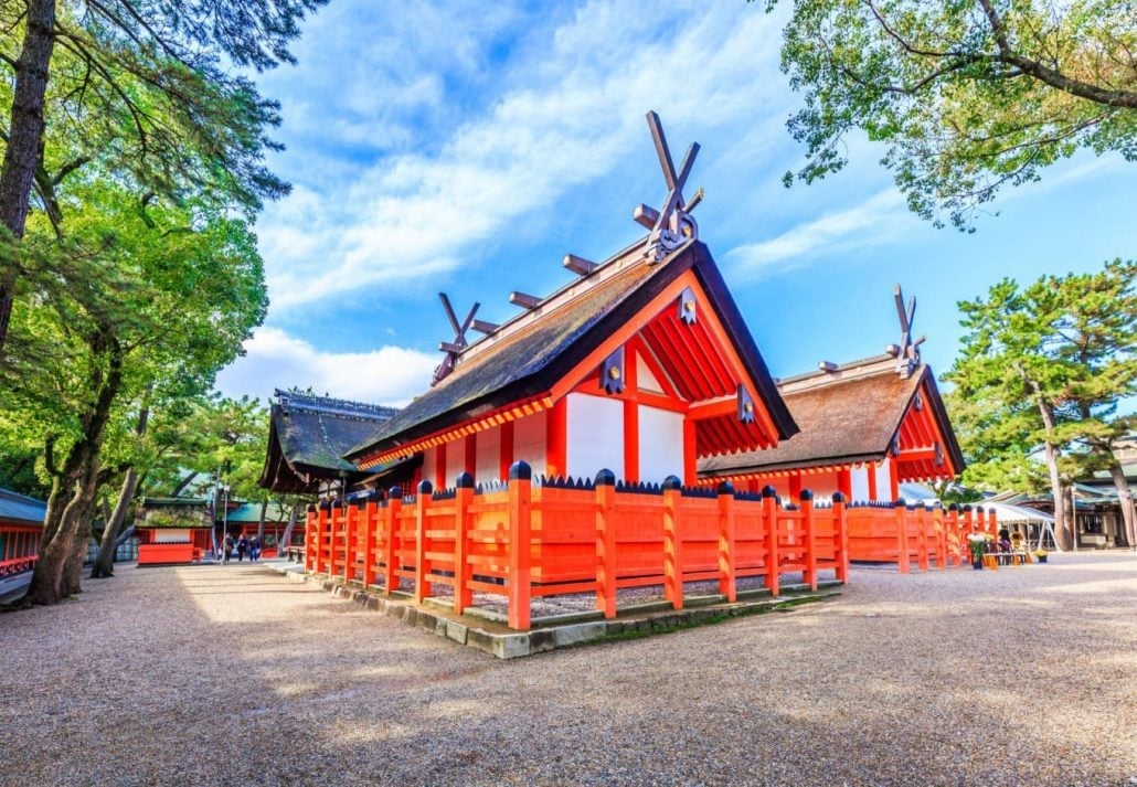 Sumiyoshi Taisha, Osaka, Japan.