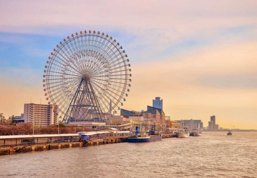 Tempozan Harbor Village, Osaka, Japan.