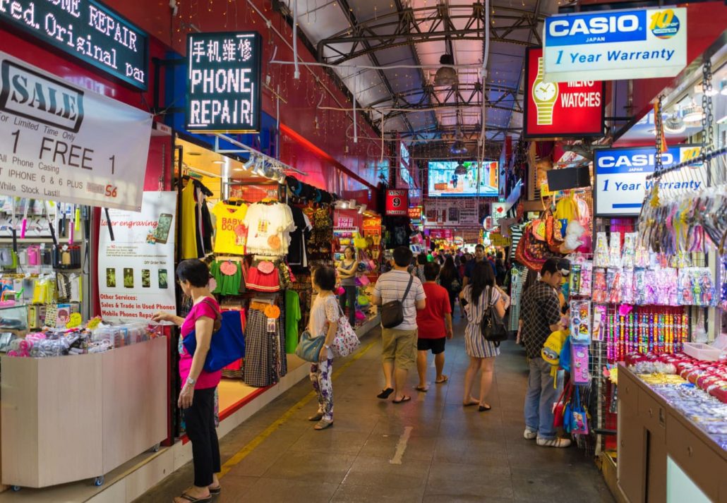 Bugis Street Market, in Singapore.