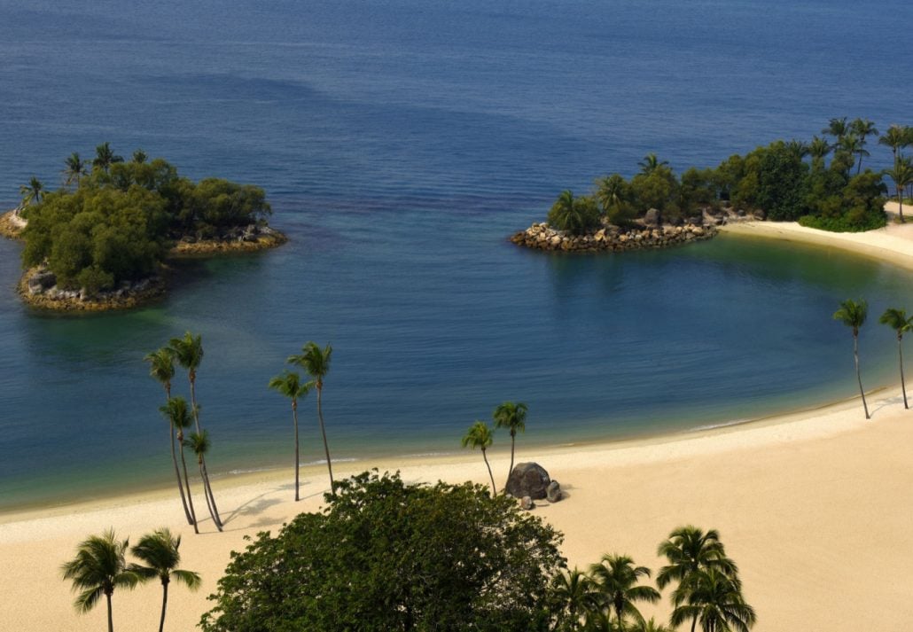 Siloso Beach, in Singapore.