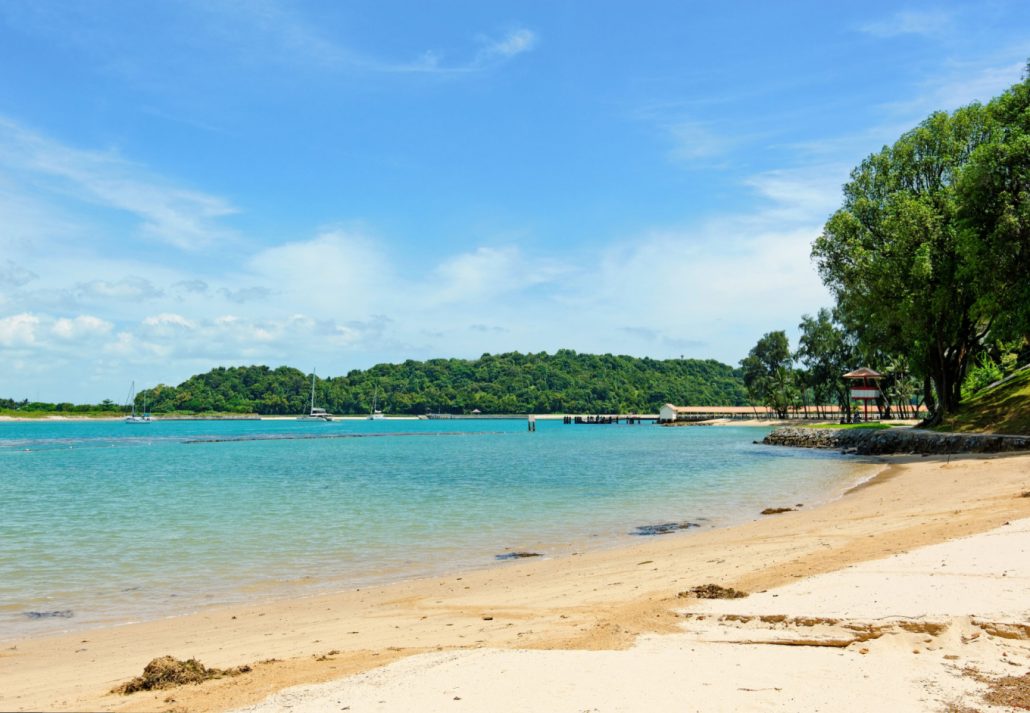 Lazarus Island, in Singapore.