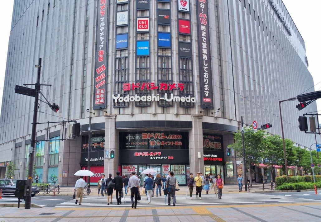 Yodobashi Umeda Store, Osaka, Japan.