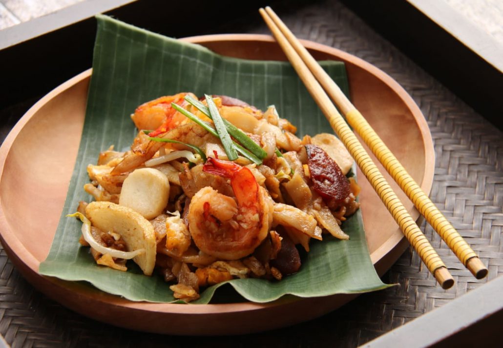 Char Kway Teow Singaporean dish.