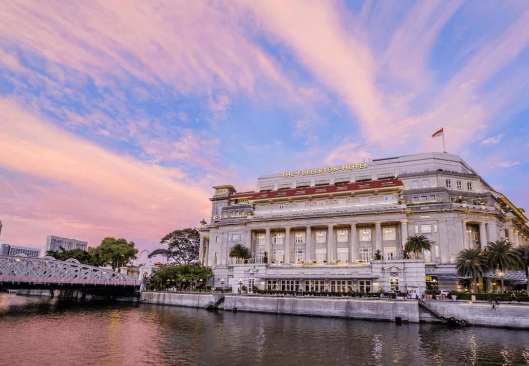 The Fullerton Hotel Singapore.