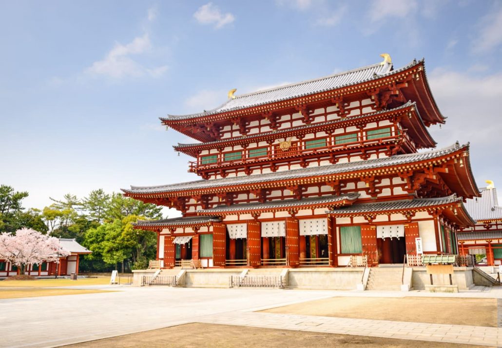 Yakushi-ji Temple, Nara, Japan.