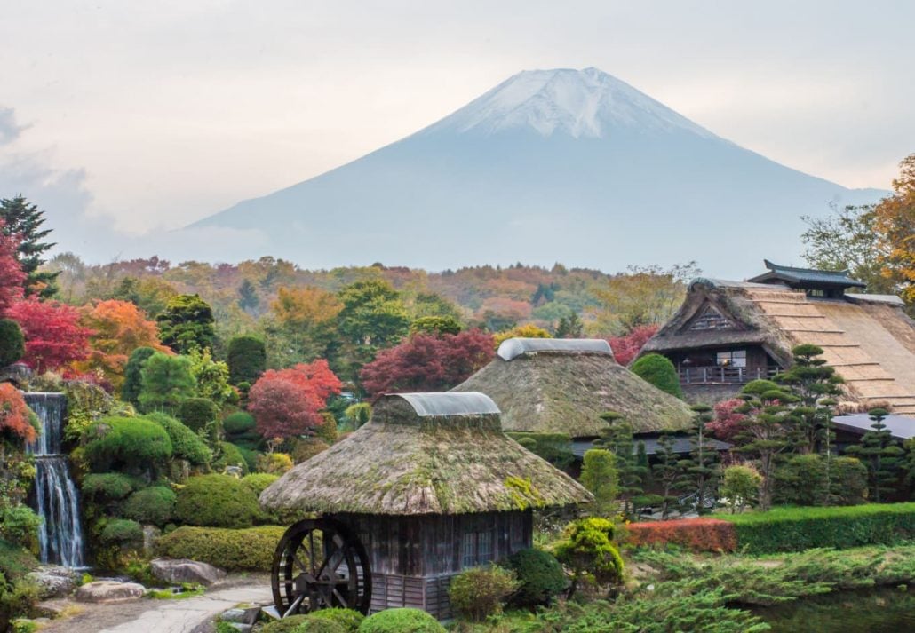 A view of Mount Fuji