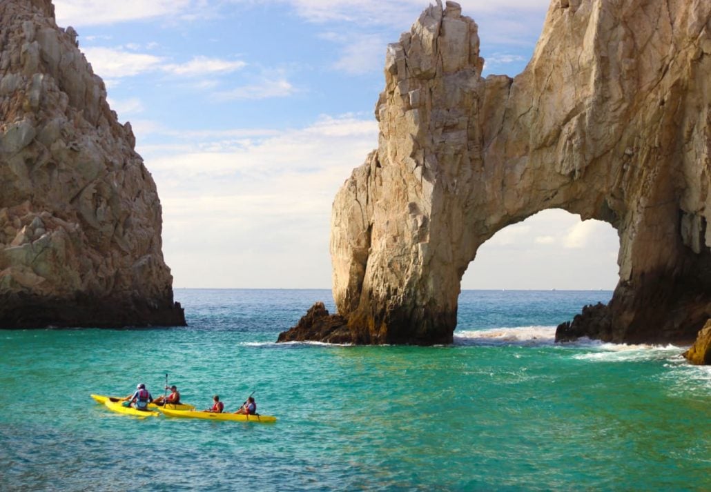 Famous rock formation in Cabo