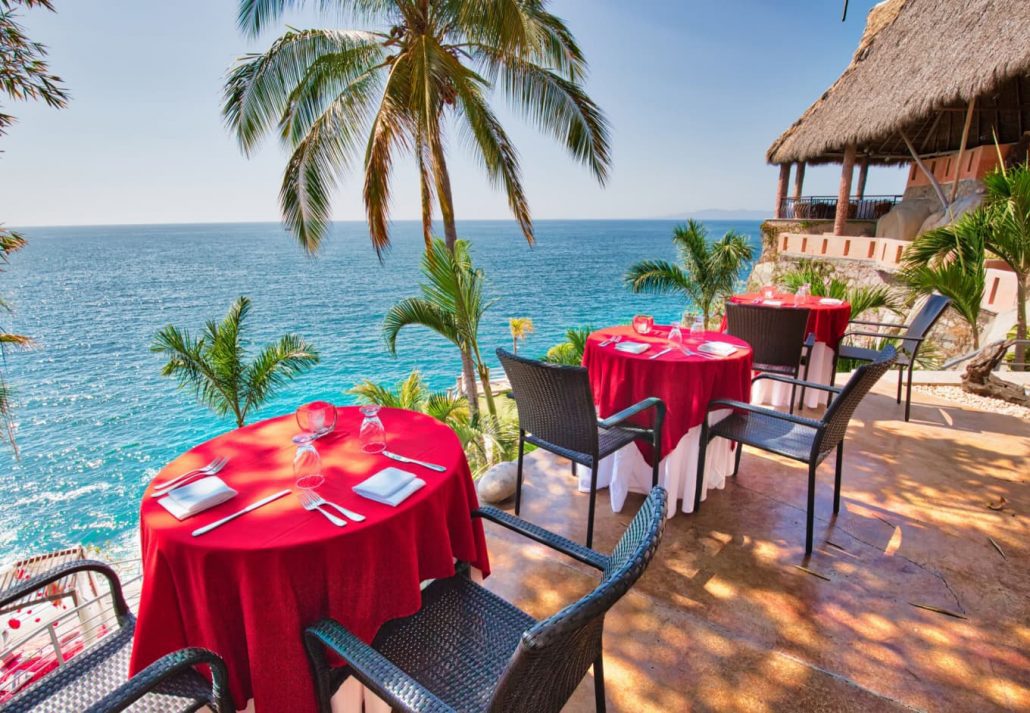 Restaurant by the beach