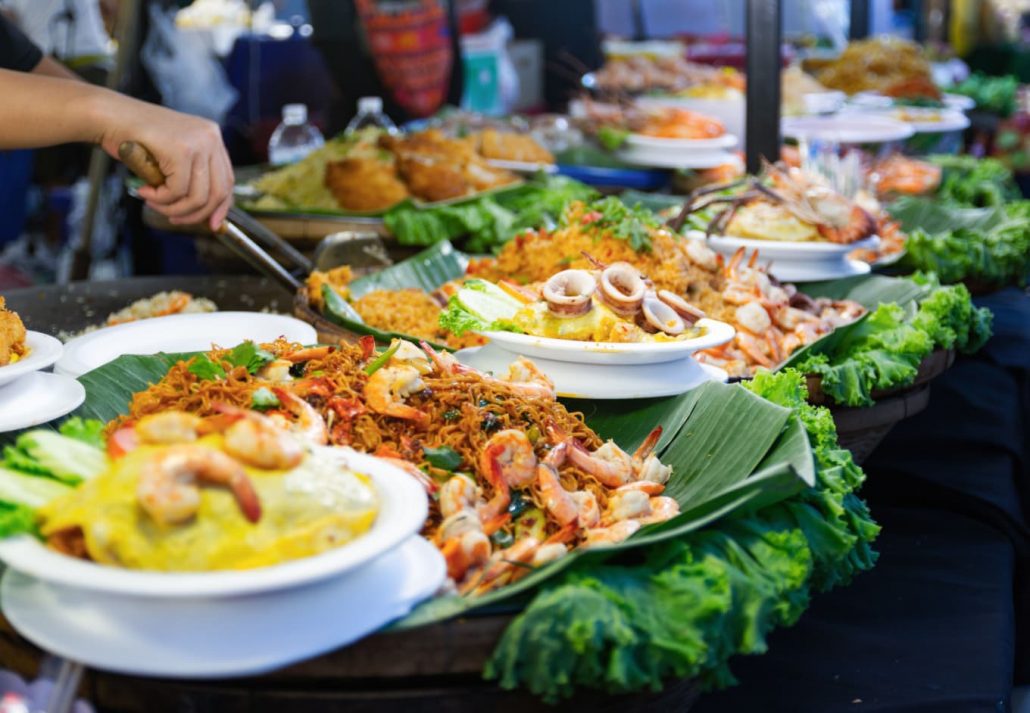 Seafood stall