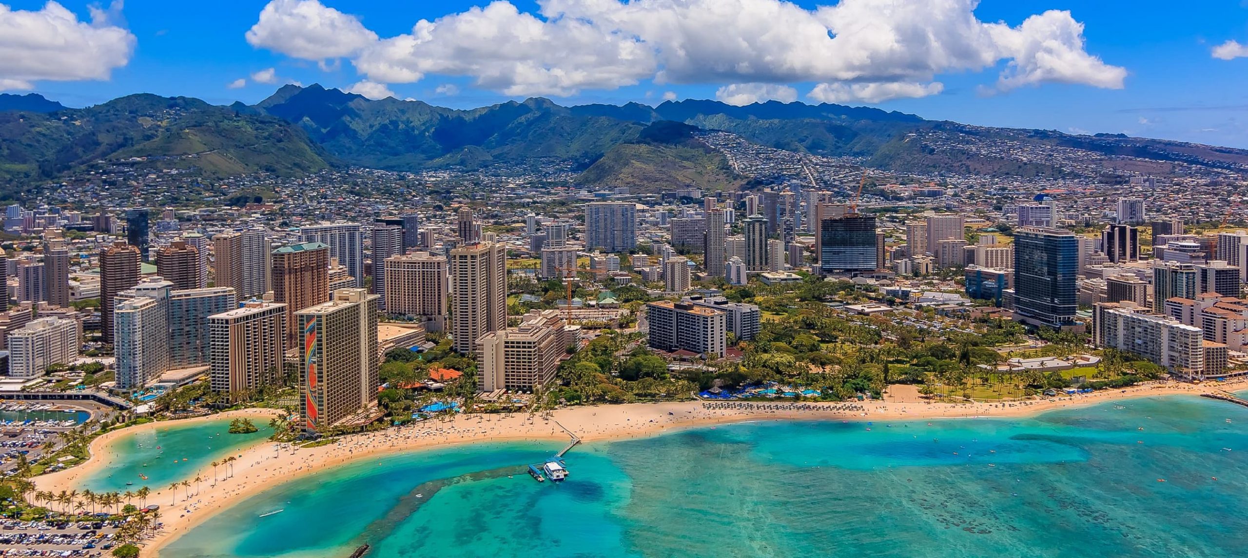 Waikiki Beach in Hawaii