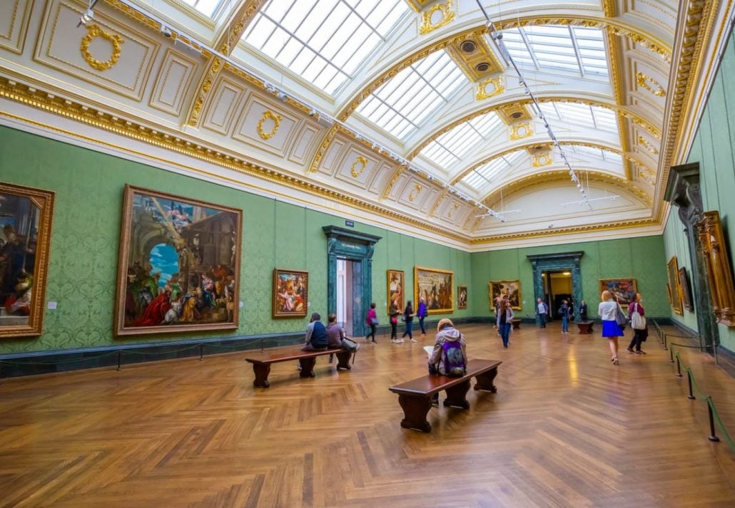 Free museums in London - National Gallery, London, UK.