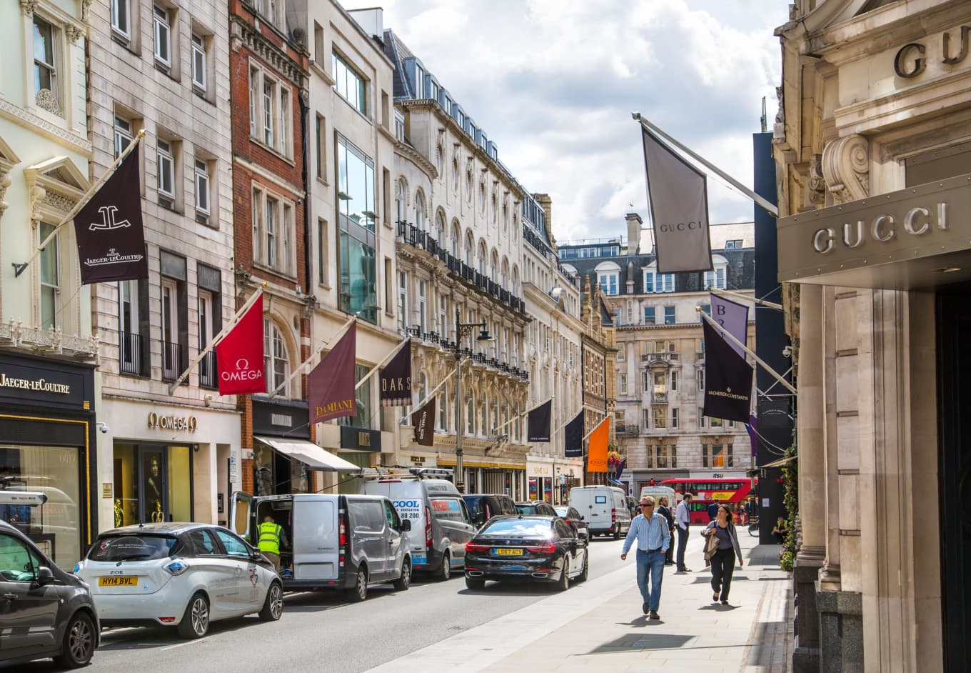 Old & New Bond Street, London shopping