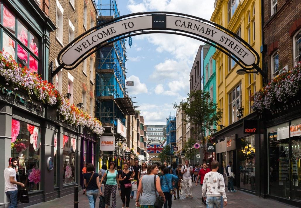 Shopping In London - Carnaby Street