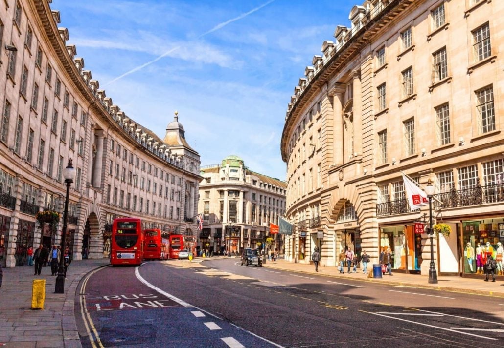 Shopping In London - Regent Street.