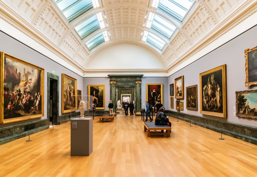 Free museums in London - Tate Britain Museum, in London, UK.