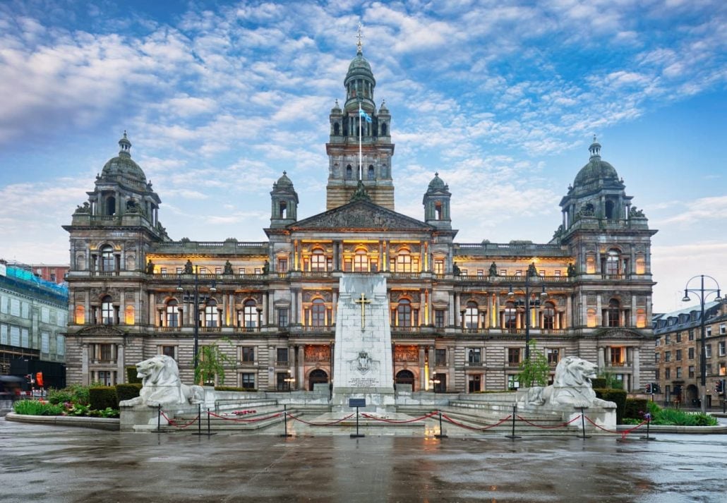 Glasgow City Chambers, Glasgow, Scotland.