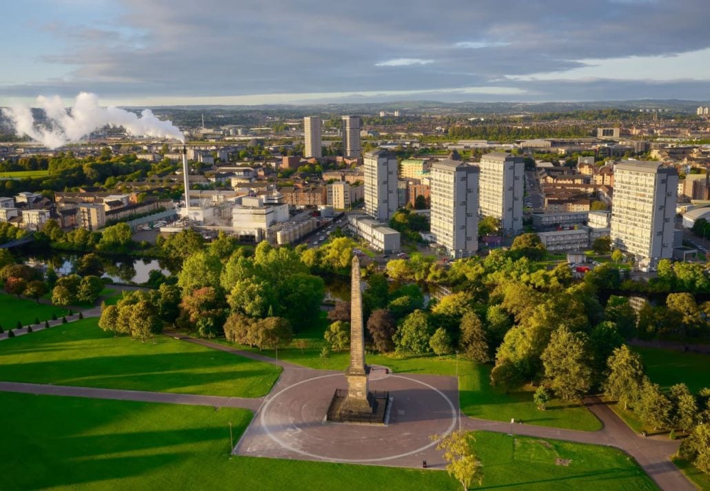 The Glasgow Green, in Scotland, Glasgow.