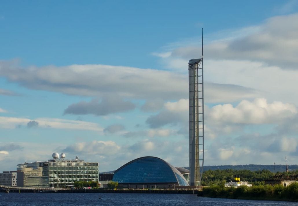 Glasgow Tower, in Glasgow, Scotland.