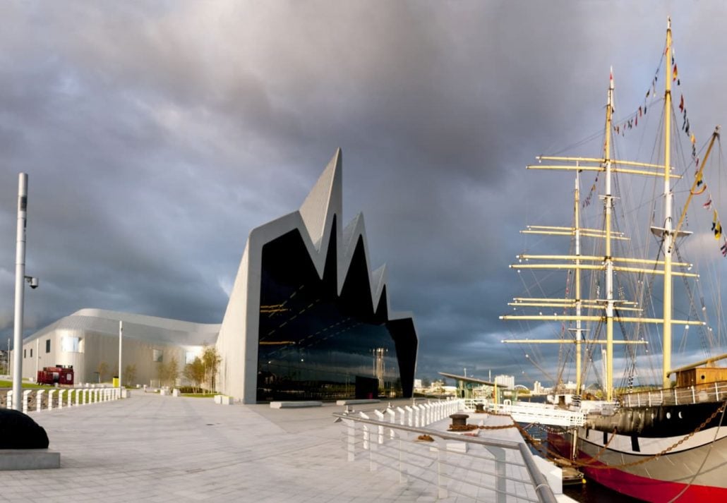 Riverside Museum, in Glasgow, Scotland.