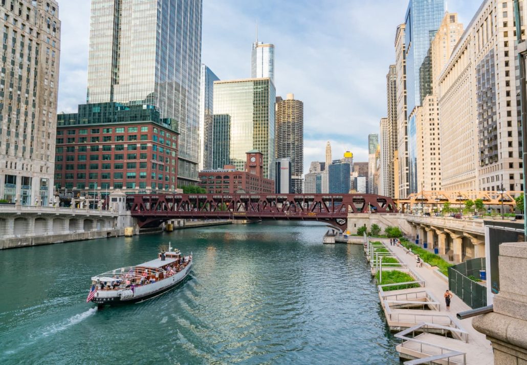 Downtown Chicago River