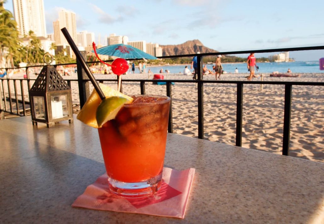 A bar at the Waikiki Beach