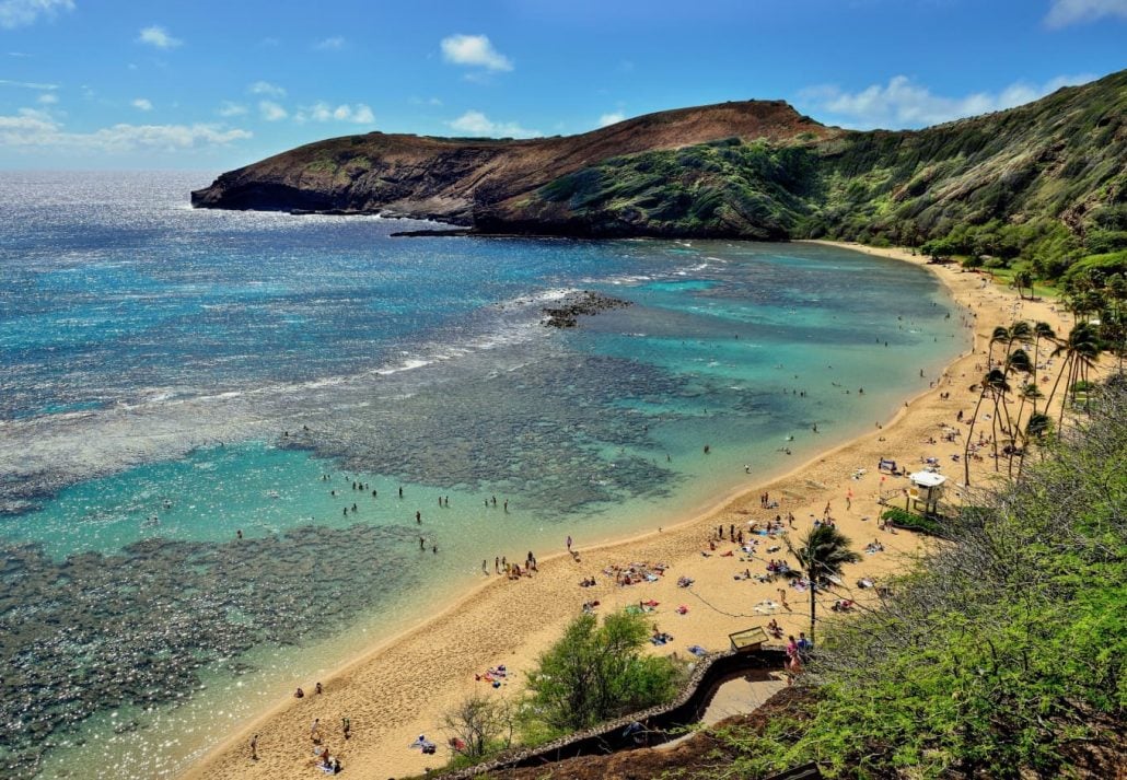 Best beaches in Honolulu - Hanauma Nature Preserve 