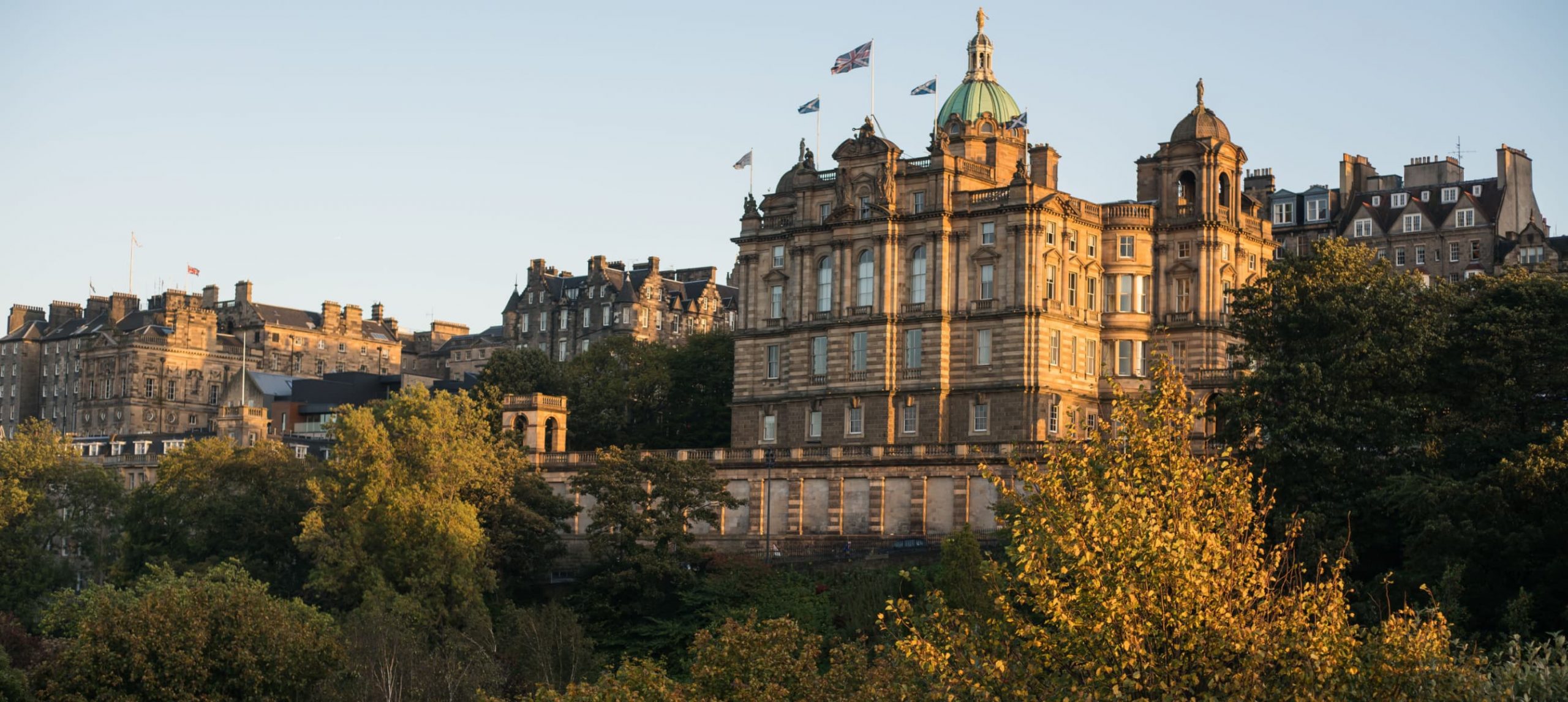 The iconic Balmoral hotel, in Edinburgh, Scotland.