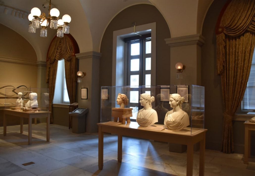 art on display at the American Art Museum