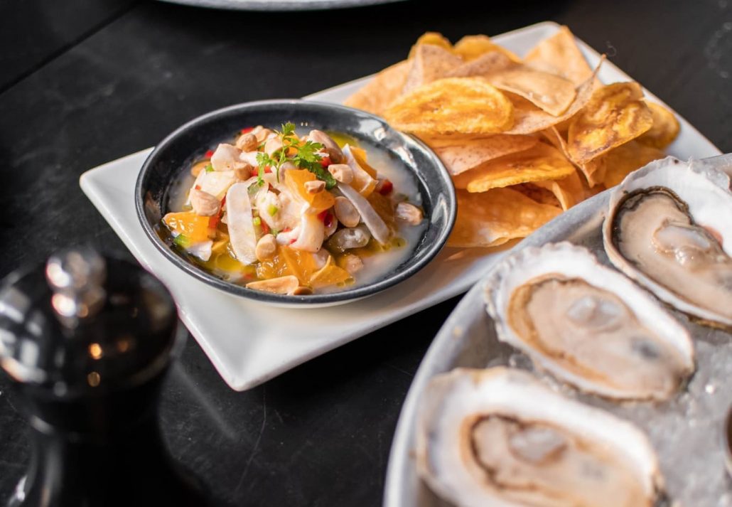 best-restaurants-in-boston-row-34 | CuddlyNest Travel Blog seafood at a restaurant