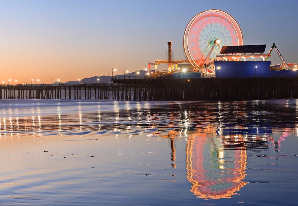 santa monica pier ferris wheel los angeles