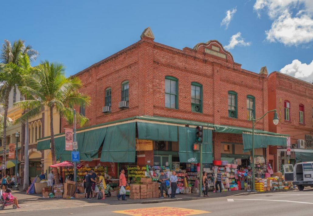 Chinatown in Honolulu