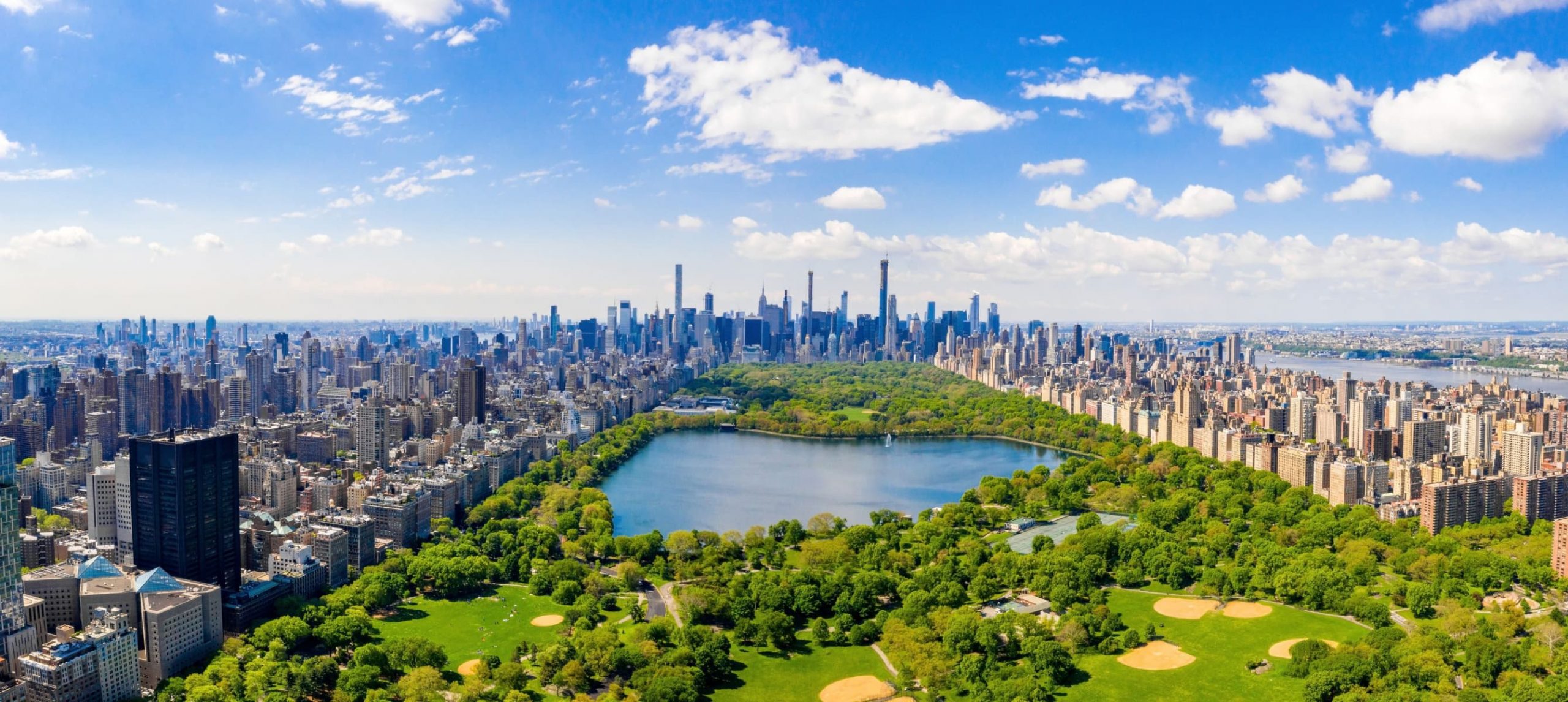 New York's Central Park seen from above.