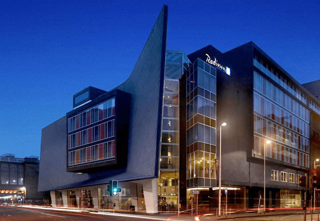 Radisson Blu Hotel, Glasgow, Scotland.